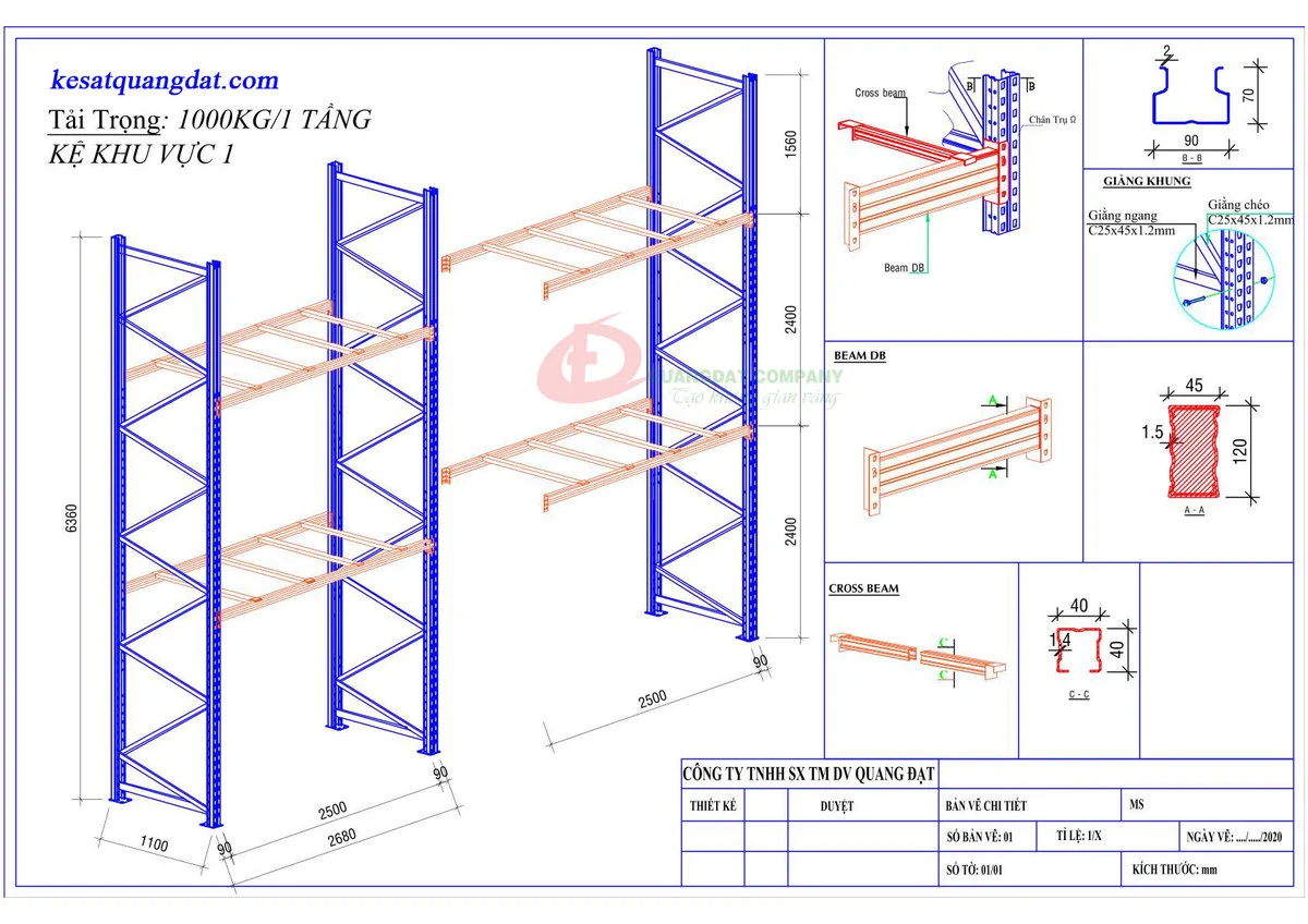 Kệ Pallet: MS06 › Sản phẩm