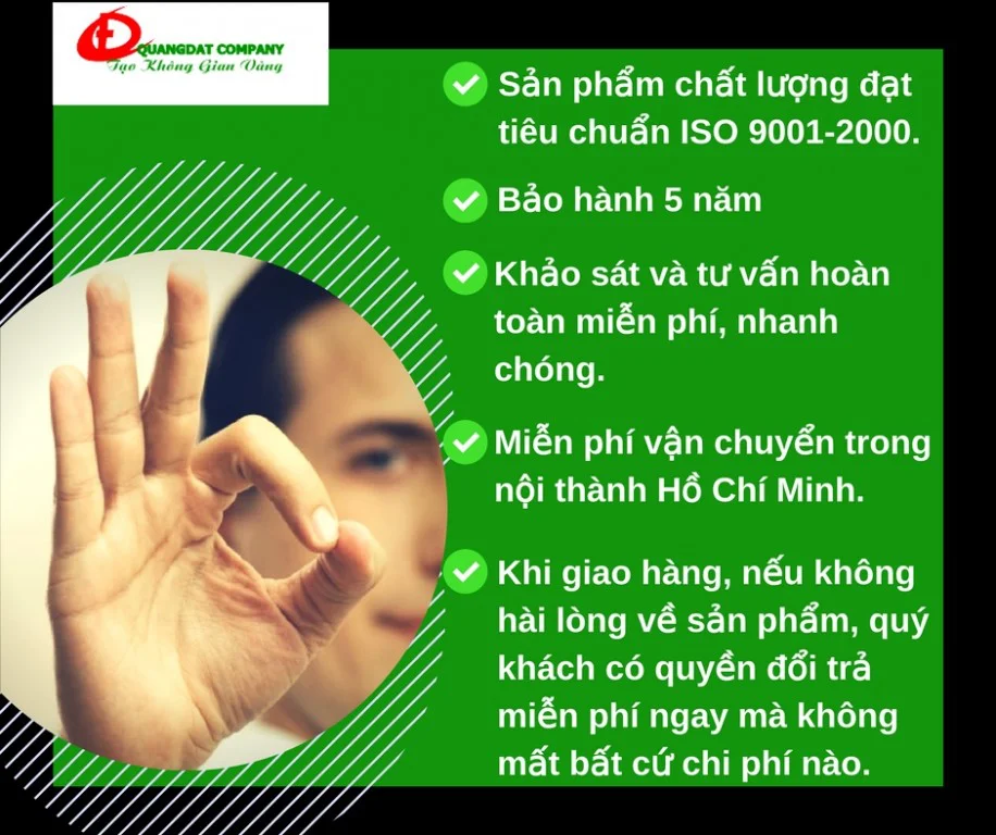 Chế độ bảo hành Kệ Sắt Quang Đạt