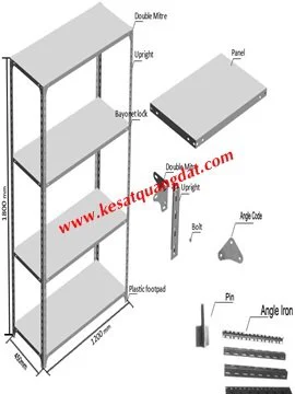 Kệ sắt để hồ sơ: KS019