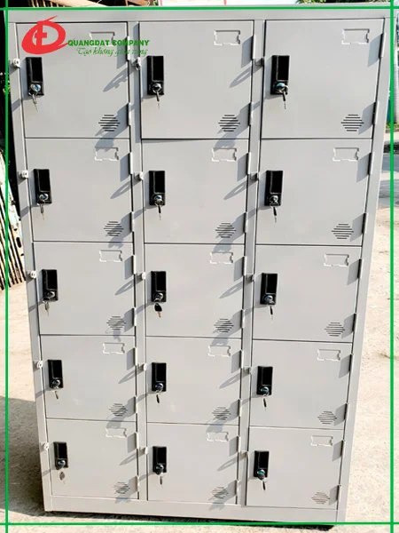 Tủ locker 15 cánh; 3 khoang