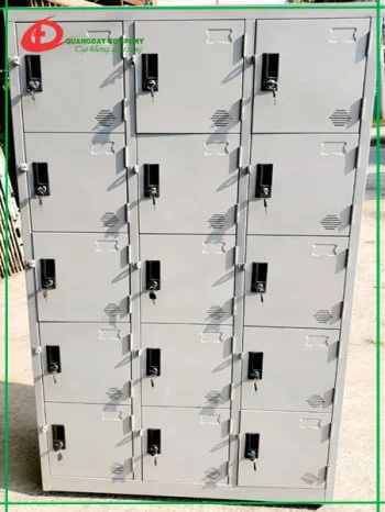 Tủ locker 15 cánh; 3 khoang