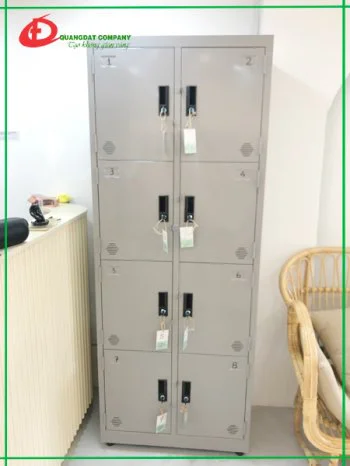 Tủ locker TL 17 - 8 cánh, 2 khoang