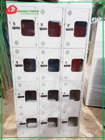 Tủ locker TL18 - 12 cánh - 3 khoang