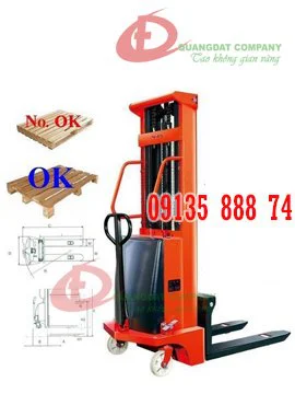 Xe nâng điện bán tự động 1500kg SES15/16