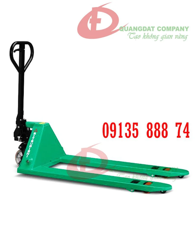 Xe nâng tay hiệu Mitsulift Nhật Bản- Model BF25S- Càng hẹp